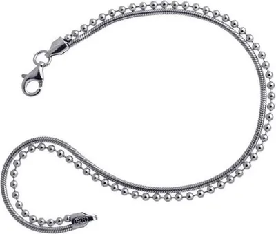 Produktbild von SILBERKETTEN STORE Fashion Line Armband Instyle - 925 Silber, Länge wählbar von 16-25cm - 19cm