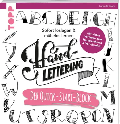 Produktbild von Handlettering. Der Quick-Start-Block