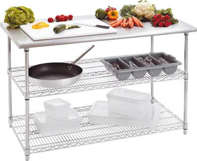 Produktbild von Bartscher Arbeitstisch 690, B1300, 2 ZB