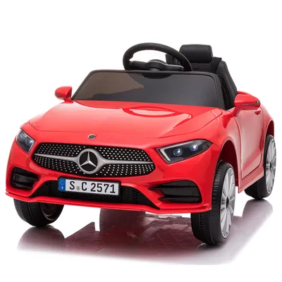 Produktbild von FCH Elektroauto Kinderauto Mercedes-Benz CLS 350, Kinder-Elektroauto mit Fernbedienung ,12V,90*60*40cm,Rot