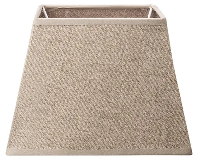 Produktbild von Home Sweet Home Lampenschirm aus Stoff Braun - 20 x 14 x 14 cm