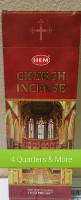 Räucherstäbchen Kirchenrauch 120 Stück harzfrei parfumfrei