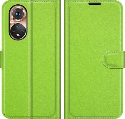 Produktbild von Mobigear Classic  HONOR 50 Hülle Klapphülle Geldbörse - Grün