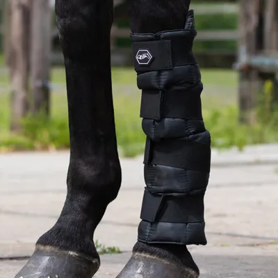 Produktbild von QHP Kühlbandage, Farbe:Schwarz