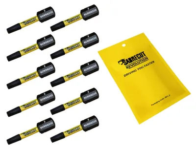 Produktbild von 10 Stück 32 mm Schlagmutternschraubendreher-Bits mit Aufbewahrungsbox