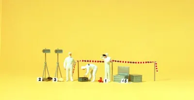 Produktbild von Preiser Kriminalbeamte. Spurensicheru 10576