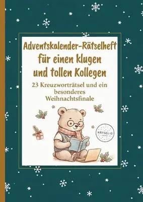 Produktbild von Adventskalender-Rätselheft für einen klugen und tollen Kollegen