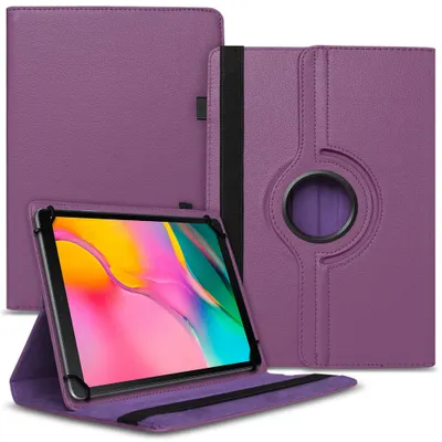 Produktbild von Tablet Hülle für Samsung Galaxy Tab A 10.1 2019 Tasche Schutzhülle Cover DrehbarFarben:Lila