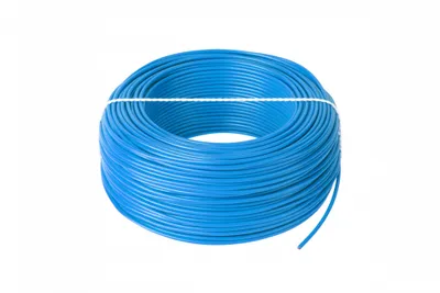 Obrázek produktu pro Ohebný kabel s izolací, PVC, modrý, 100 m