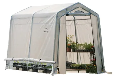 Produktbild von ShelterLogic Foliengewächshaus Weiß 240x180x200 cm