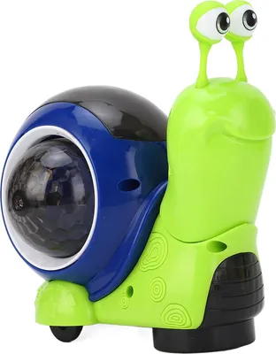 Produktbild von Elektrisches Schneckenspielzeug Baby Interaktives Krabbeln mit Musik und schillernden Lichtern für Kinder grün