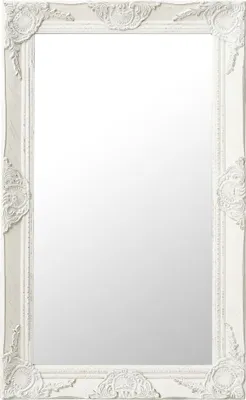 Produktbild von vidaXL vidaXL - Wandspiegel - Barock - Stil - 50x80 - cm - weiß