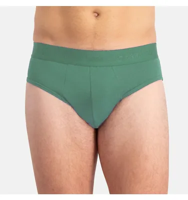 Productafbeelding van Bamboo Basics slip lot met 3 gebreide slips, zwart, diep turquoise, malachietgroen, voor heren