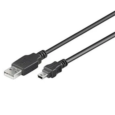 Produktbild von PremiumCord KU2M5A, 5 m, USB A, Mini-USB B, USB 2.0, 0,48 Gbit/s, Schwarz