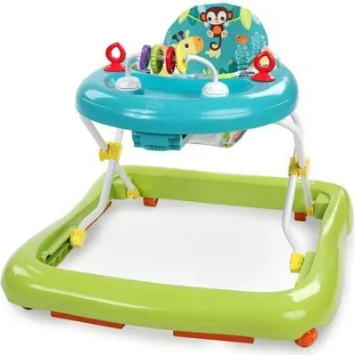 Immagine prodotto di Carrozzina pieghevole, regolabile in altezza, giocattolo interattivo, design Safari, regalo per neonati dai 6 mesi in su
