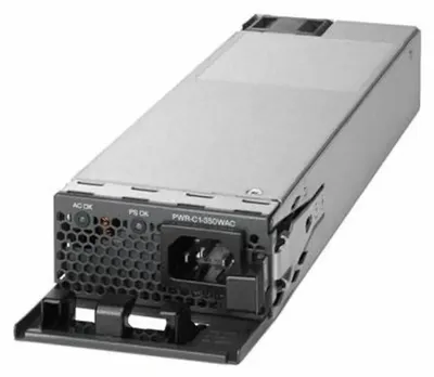 Produktbild von Cisco PWR-C1-350WAC-P=, Stromversorgung, Schwarz, Metall, 1194 BTU/h, 350 W, 100 - 240 V