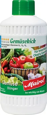 Produktbild von MAIROL Premium Gemüse Dünger Gemüsekick Liquid, 1.000 ml