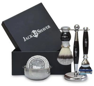 Immagine prodotto di Elzusha - Kit da barba per uomo, con 5 accessori