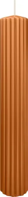 Produktbild von Rillen Kerzen Cognac 300 x Ø 45 mm, 4 Stück