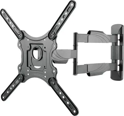 Productafbeelding van Famanu TV-wandhouder - kantelbaar en draaibaar - voor schermen van 58-190 cm (23-75 inch) - maximale belasting 35 kg - VESA 400x400 - zwart