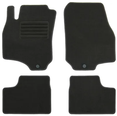 Fußmatten-Set für Opel Astra G Cabrio, 03/2001-10/2004, 4-teilig, Schwarz