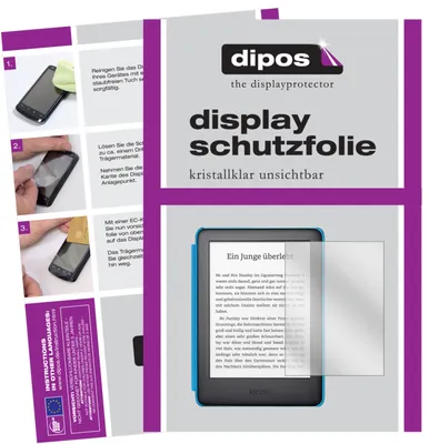 Produktbild von 1x Schutzfolie für Amazon Kindle Kids Edition (2019) klar Displayschutzfolie Folie Display Schutz dipos