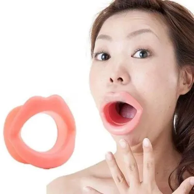 Imagen del producto de Entrenador de labios de silicona: ejercicios faciales para una mandíbula más definida