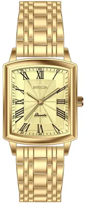 Zdjęcie produktu dla Invicta Celestial 69145 Zegarek Damski - Mechanizm Kwarcowy - Stal Nierdzewna ze Złotym Tarcza - 25 mm