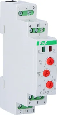 Productafbeelding van Fasevolgorde- en faseverliesdetector met instelbare onder- en bovenspanningsdrempelwaarden, model CKF-318