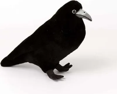 Produktbild von Kösen Saatkrähe Ilse 29 cm Vogel schwarz Rabe