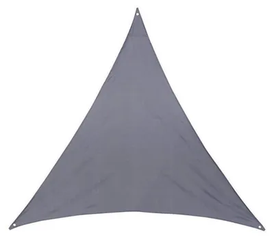 Image de Toile solaire triangle "Anori" - 300 x 300 x 300 cm - Polyester - Gris