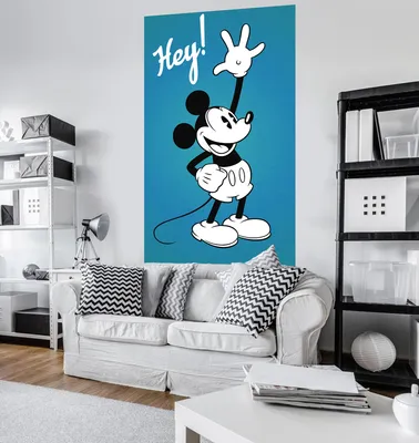 Produktbild von Komar Digitaldruck Vlies Panel "Mickey - Hey" 120 x 200 cm, bunt, VD-053