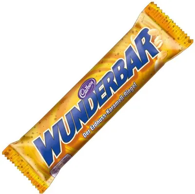 Produktbild von Cadbury Wunderbar Erdnuss Karamell 5 Riegel 185g