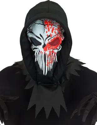 Productafbeelding van Horrormasker: "Bloedige Sensemann met kap."