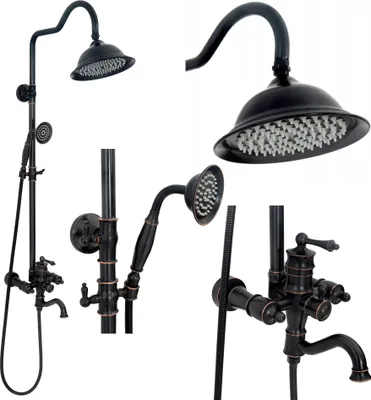 Obrázek produktu pro Sprchový set Rea VINTAGE Black