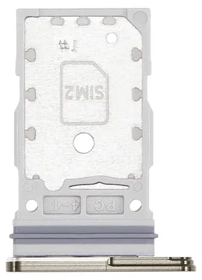 Imagen del producto de Soporte para tarjetas SIM dual Nano, repuesto para Samsung Galaxy S23 Ultra, color beige