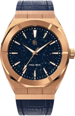 Obrázok produktu pre Pánske hodinky Paul Rich Star Dust Rose Gold Leather 42