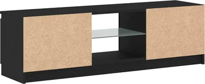 Obrázek produktu pro vidaXL TV skříňka s LED světly vzhled černého dubu 120x30x36 cm