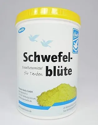 Productafbeelding van Backs Zwavelbloem 600 g, geschikt voor duiven en paarden