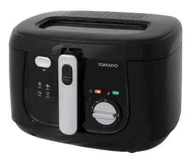 Productafbeelding van Tomado TDF2501B - Frituurpan - friteuse - 2,5 liter - PFAS vrij - antireukfilter