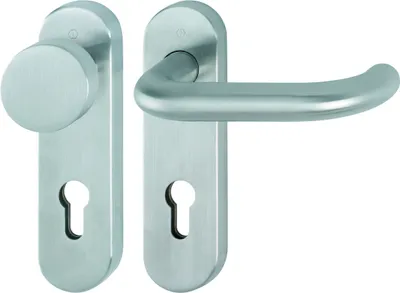 Produktbild von FS-Garnitur Paris FS-E58/353KH/138 VA F69 D/K TS 40-65mm PZ rd DIN L/R HOPPE