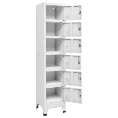 Immagine prodotto di Armadietto con Serratura Grigio Chiaro 38x40x180 cm in Acciaio