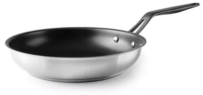 Edelstahl-Pfanne 26 cm, antihaftbeschichtet, PFOA-frei, induktionsgeeignet