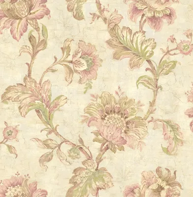 Productafbeelding van Zelfklevend Vintage Bloemenbehang 44 cm x 600 cm