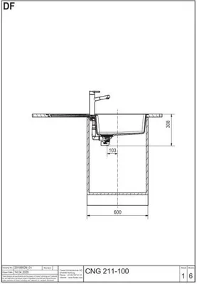 Obrázek produktu pro Franke dřez Centro CNG 611-100 Fragran. Bl.matt rev. 1140682505