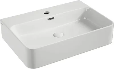 Obrázek produktu pro Umyvadlo na desku Jungborn Three 60 x 42 cm lesklá bílá