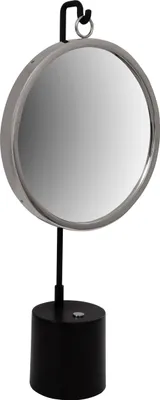 Produktbild von Tischspiegel Eleganca 200 Schwarz / Silber