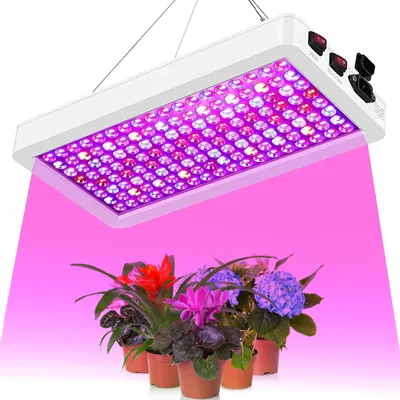 Produktbild von 100W 287 LED Pflanzenlampe Grow Lampe Vollspektrum Grow Lampe 3 Lichtmodi Zimmerpflanzen Wachstumslampe Pflanzenlicht