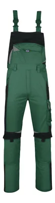 Produktbild von BESTWORK Latzhose grün/schwarz, Gr. 024 - PKA Klöcker