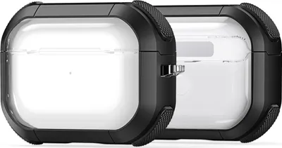 Produktbild von Mobigear Shockproof  Apple AirPods Pro 1 Hardcase Hülle - Schwarz